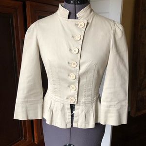 Vintage Doki Geki military style peplum jacket s